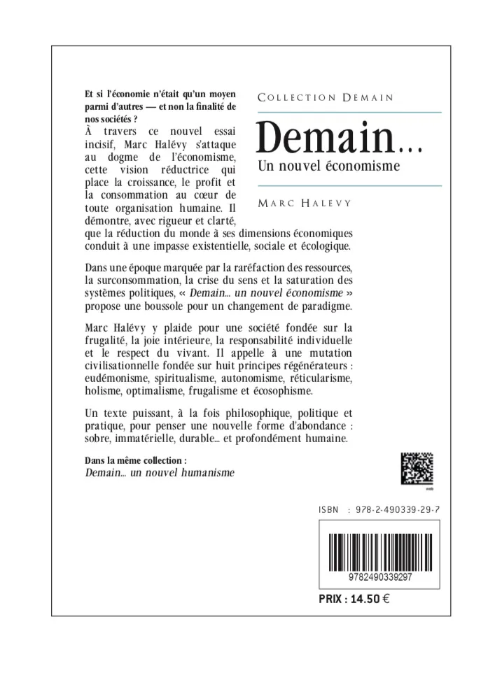 Illustration intérieure du livre « Demain… Un nouvel économisme », JMG Éditions