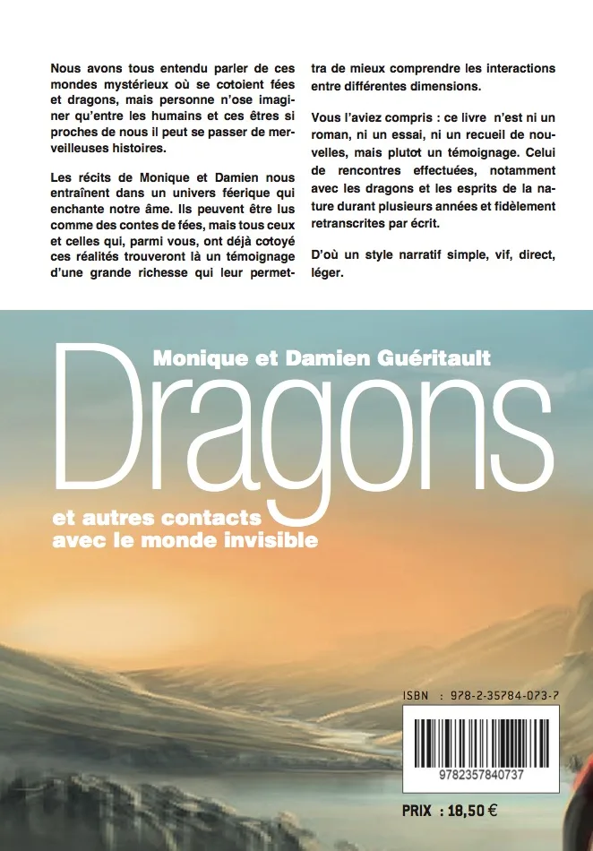 Illustration intérieure du livre « Dragons, Esprits de la Nature… et autres contacts avec le monde invisible », JMG Éditions