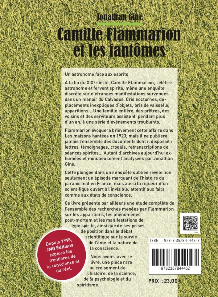 Illustration intérieure du livre « Camille Flammarion et les fantômes », JMG Éditions