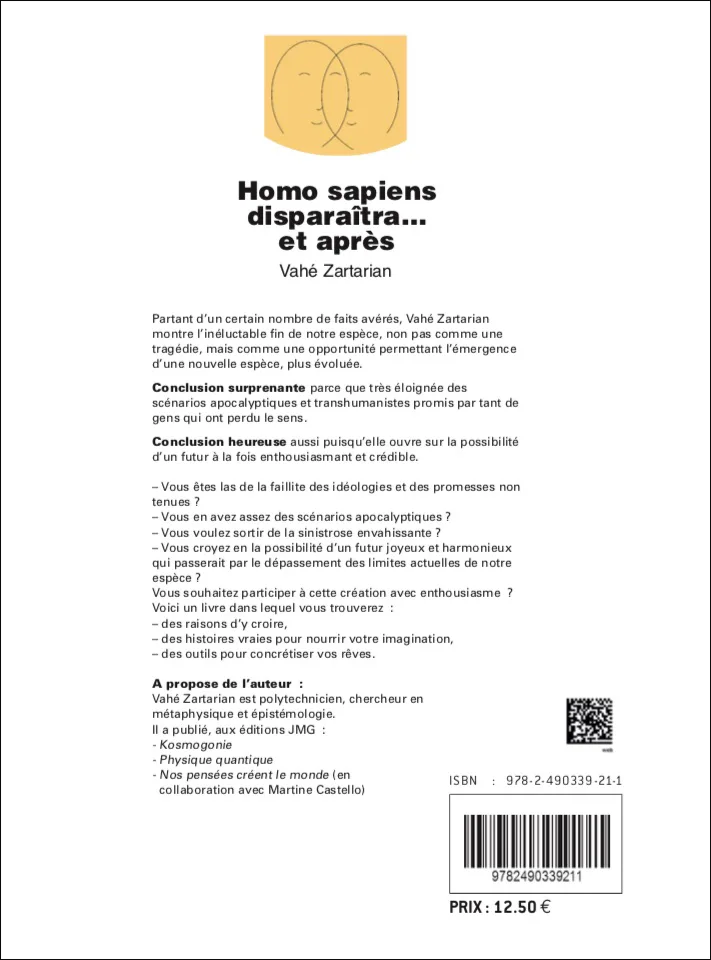 Illustration intérieure du livre « Homo sapiens disparaîtra… et après ? », JMG Éditions