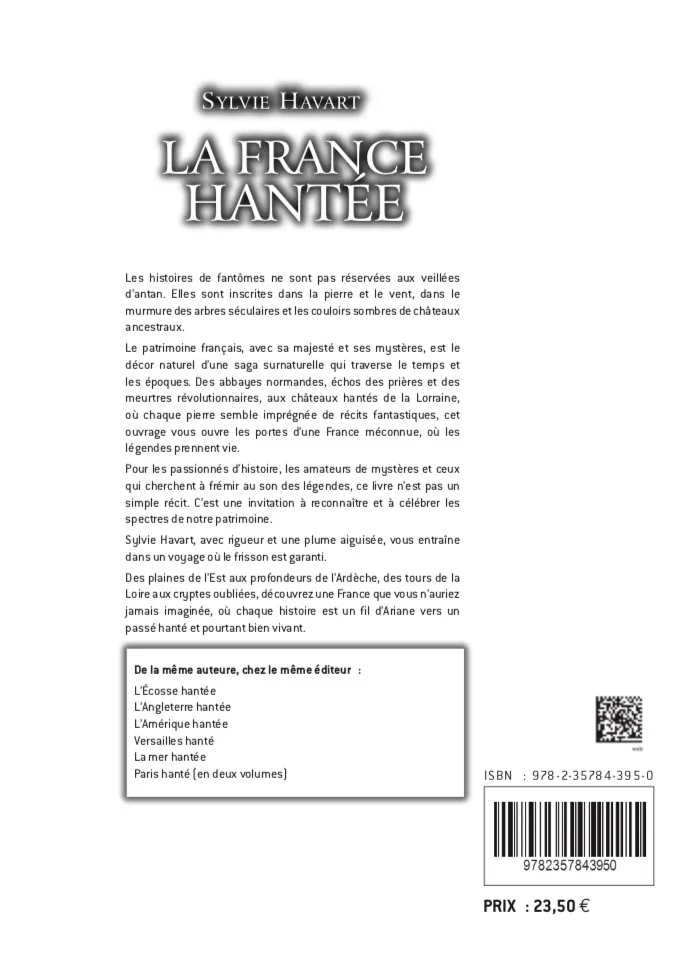 Illustration intérieure du livre « La France hantée : Voyage dans les ombres de l’Hexagone », JMG Éditions