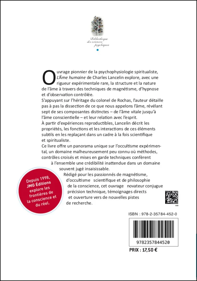 Illustration intérieure du livre « L’Âme humaine, Études expérimentales de psychophysiologie », JMG Éditions
