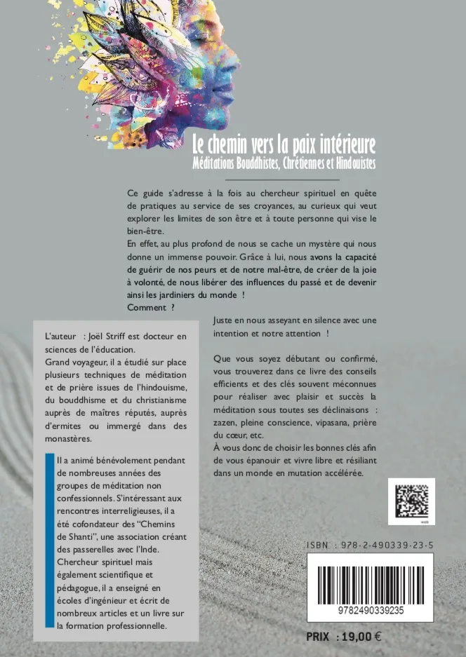 Illustration intérieure du livre « Le chemin vers la paix intérieure : Méditations Bouddhistes, chrétiennes et Hindouistes », JMG Éditions