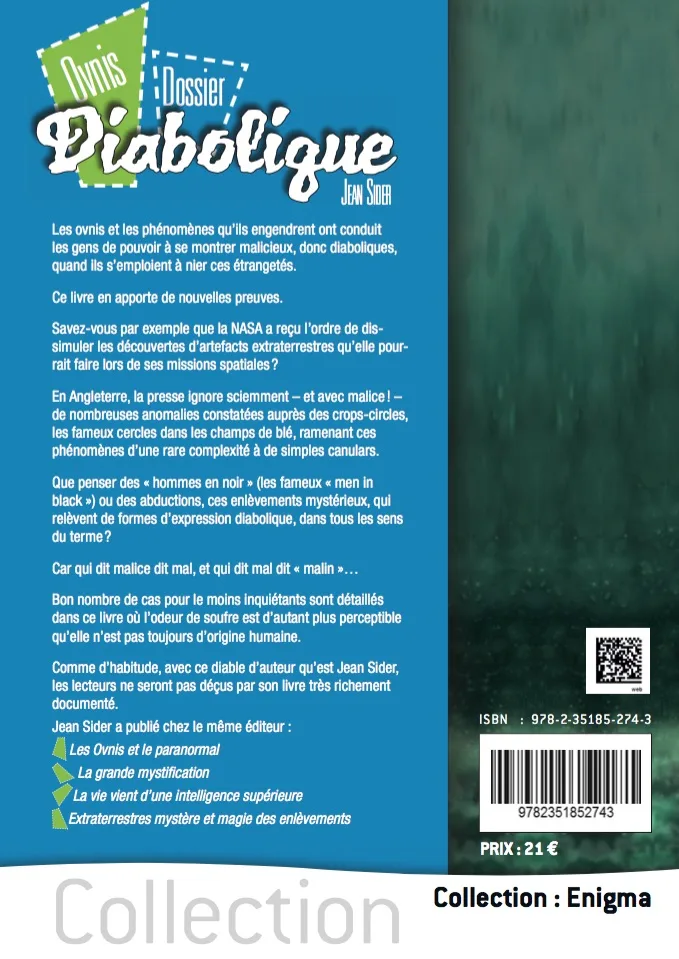 Illustration intérieure du livre « Ovnis : dossier diabolique », JMG Éditions