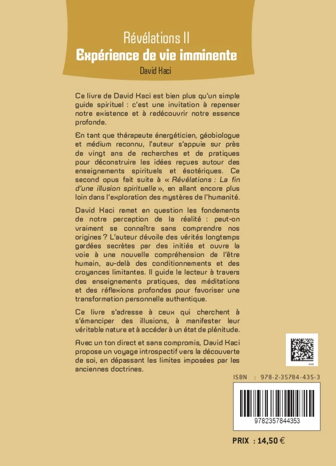 Illustration intérieure du livre « Révélations II : Expérience de vie imminente », JMG Éditions