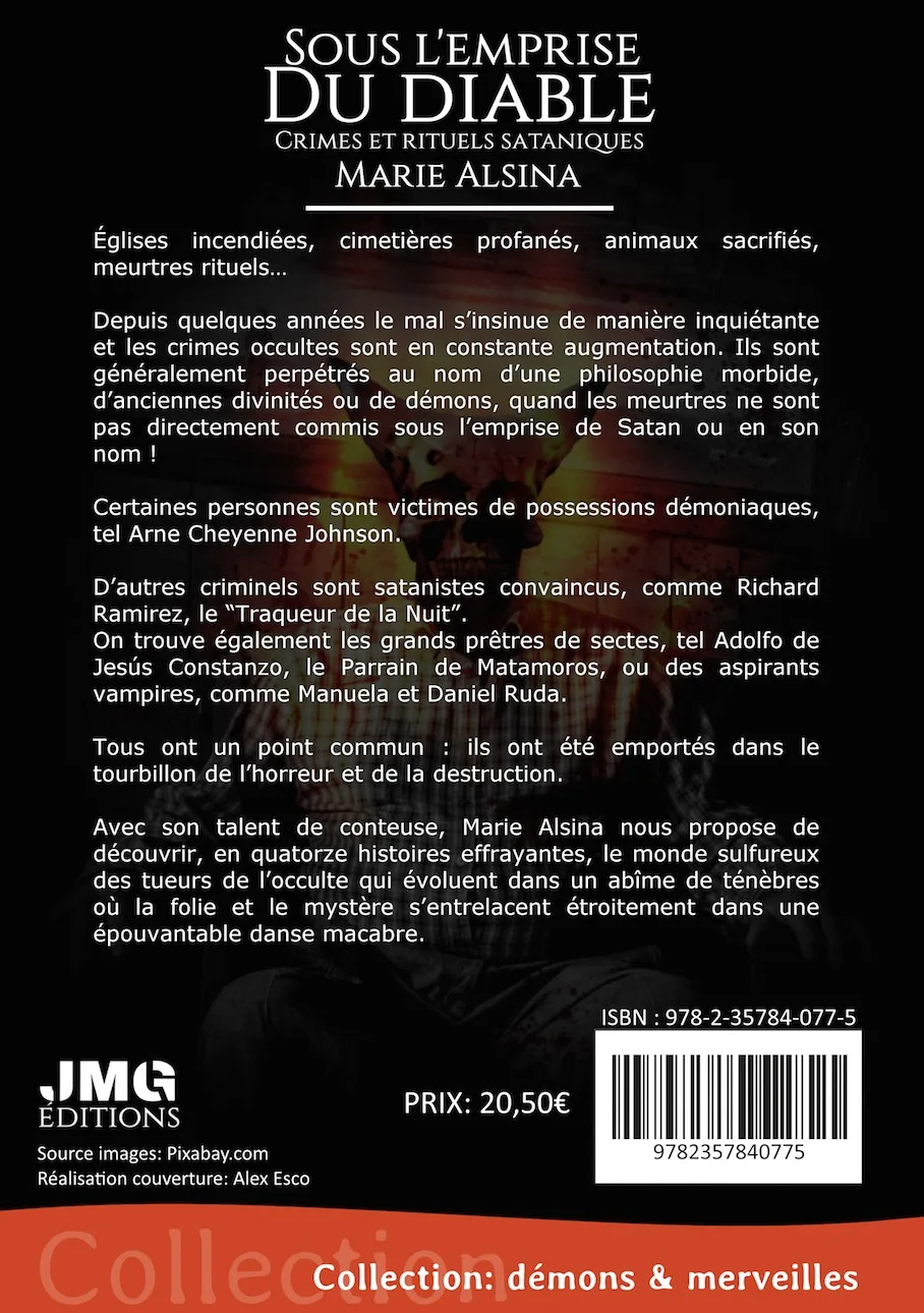 Illustration intérieure du livre « Sous l’emprise du diable », JMG Éditions