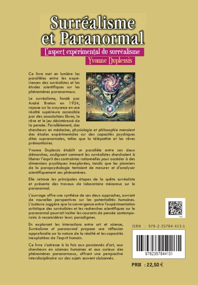Illustration intérieure du livre « Surréalisme et paranormal : L’aspect expérimental du surréalisme », JMG Éditions
