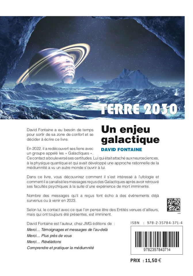 Illustration intérieure du livre « Terre 2030 : Un enjeu Galactique », JMG Éditions
