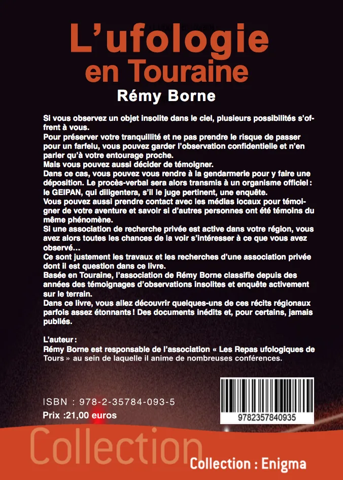 Illustration intérieure du livre « L’ufologie en Touraine », JMG Éditions