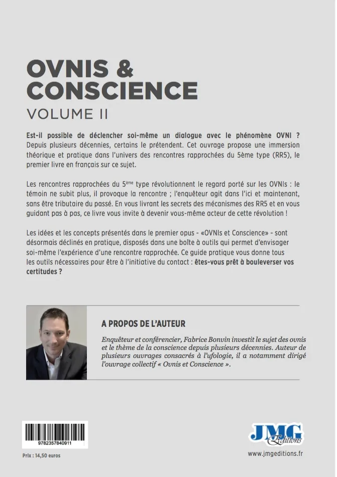 Illustration intérieure du livre « Ovnis et conscience 2, Guide pratique de Rencontre Rapprochée du 5e type », JMG Éditions