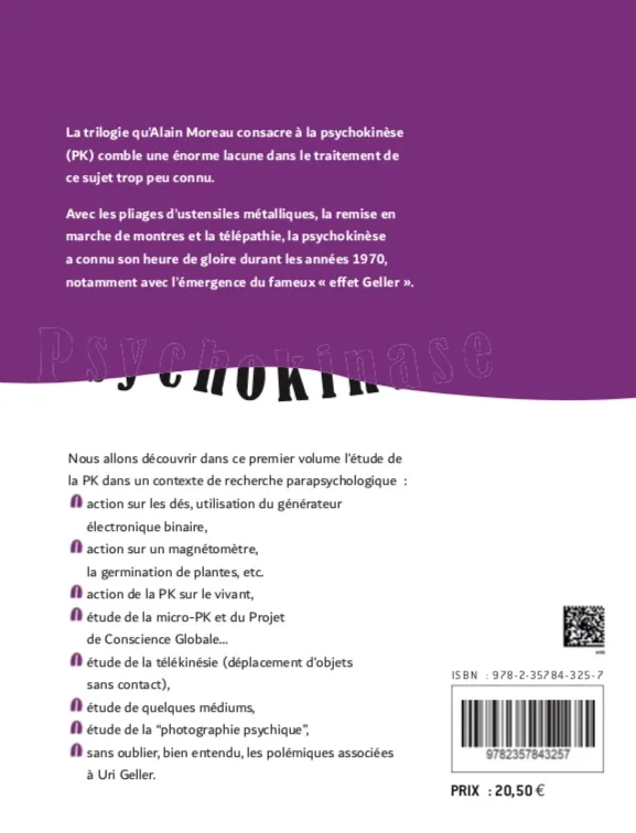 Illustration intérieure du livre « Psychokinèse, Tome I, Micro PK et médiums à effets physiques », JMG Éditions